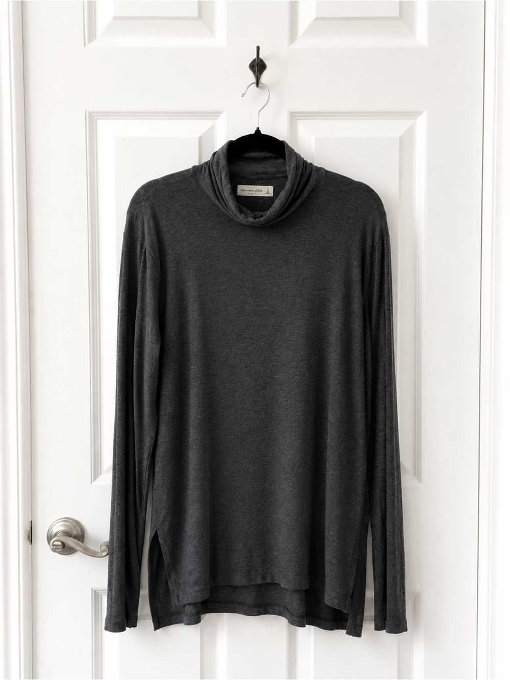 Abercrombie & Fitch Gray Cowl Neck Top Size S
